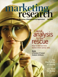 Cover: Causal Analysis to the Rescue: How to find success factors from survey data - Buckler
